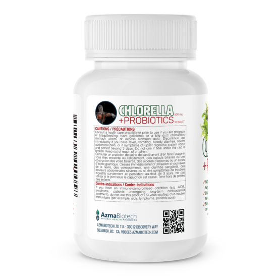 Azmabiotech chlorella +probiotics 10 billion 60 caps