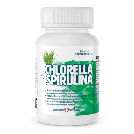 Azmabiotech ChlorellaSpirulina 60 caps