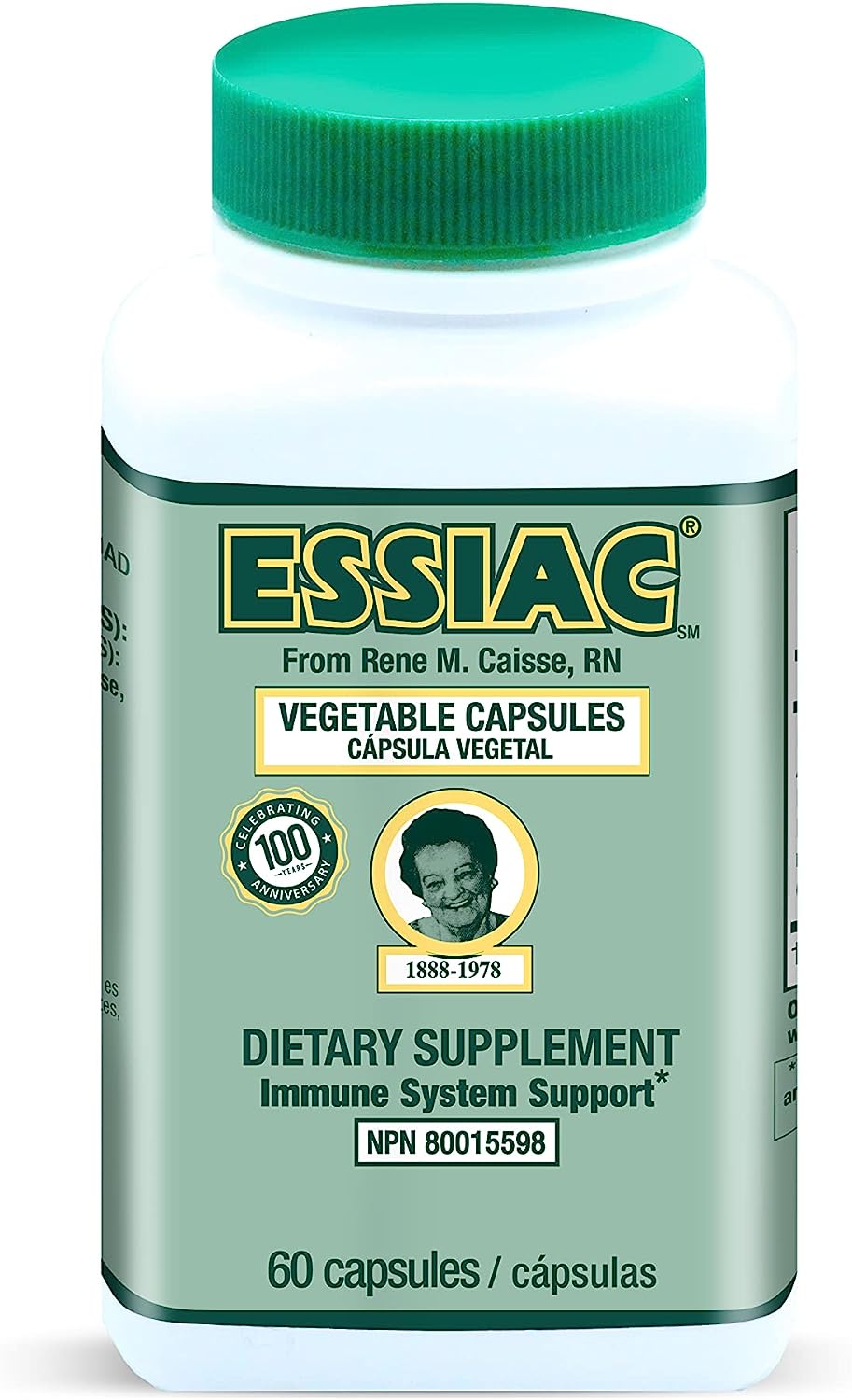 ESSIAC Vegetable Capsules - 60 capsules