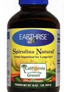 Earthrise Spirulina Natural Powder 454 Grams
