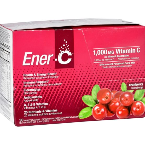 Ener-C Cranberry 1000 mg Vitamin C 30 Packets