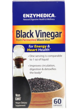 Enzymedica, Black Vinegar, 60 Capsules