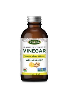 Flora Apple Cider Vinegar Wellness Shot ginger & lemon 100 mL