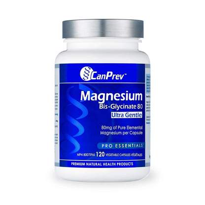 Magnesium Bis-Glycinate 80 Ultra Gentle 120 v-caps