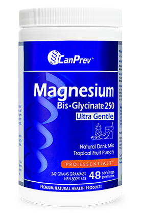 Magnesium Bis-Glycinate Drink Mix -- Tropical Fruit Punch 242g