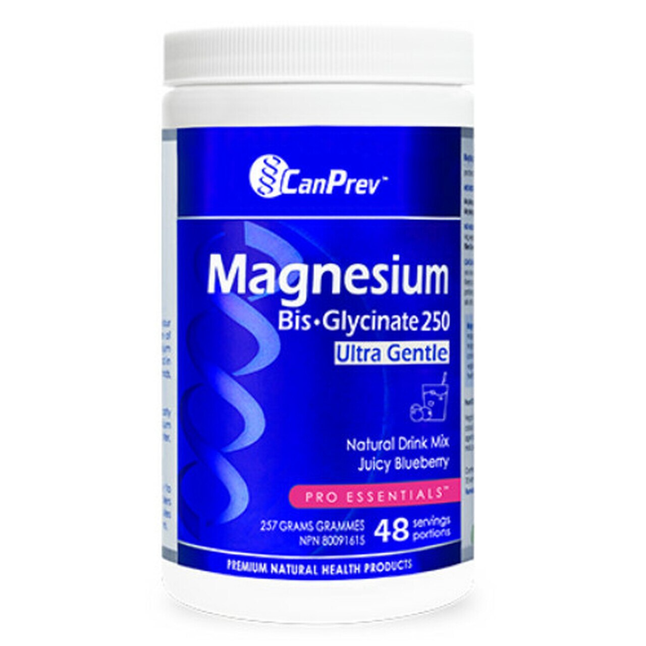 CanPrev Magnesium Bis-glycinate 250 Ultra Gentle 257g