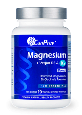 CanPrev Magnesium +Vega D3 & K2 125 mg 90 capsules