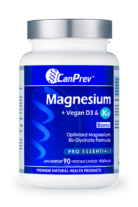 CanPrev Magnesium +Vega D3 & K2 125 mg 90 capsules