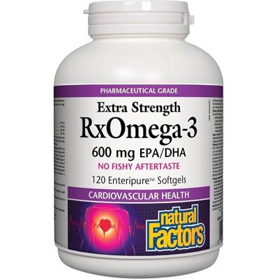 NATURAL FACTORS RxOmega-3 (600 mg - 120 sgels)