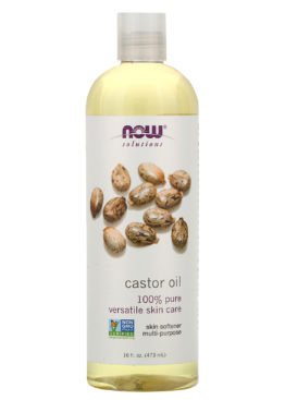NOW 100% Pure Castor Oil 473 ml