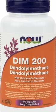 NOW DIM 200 with Calcium Glucarate 90 Capsules