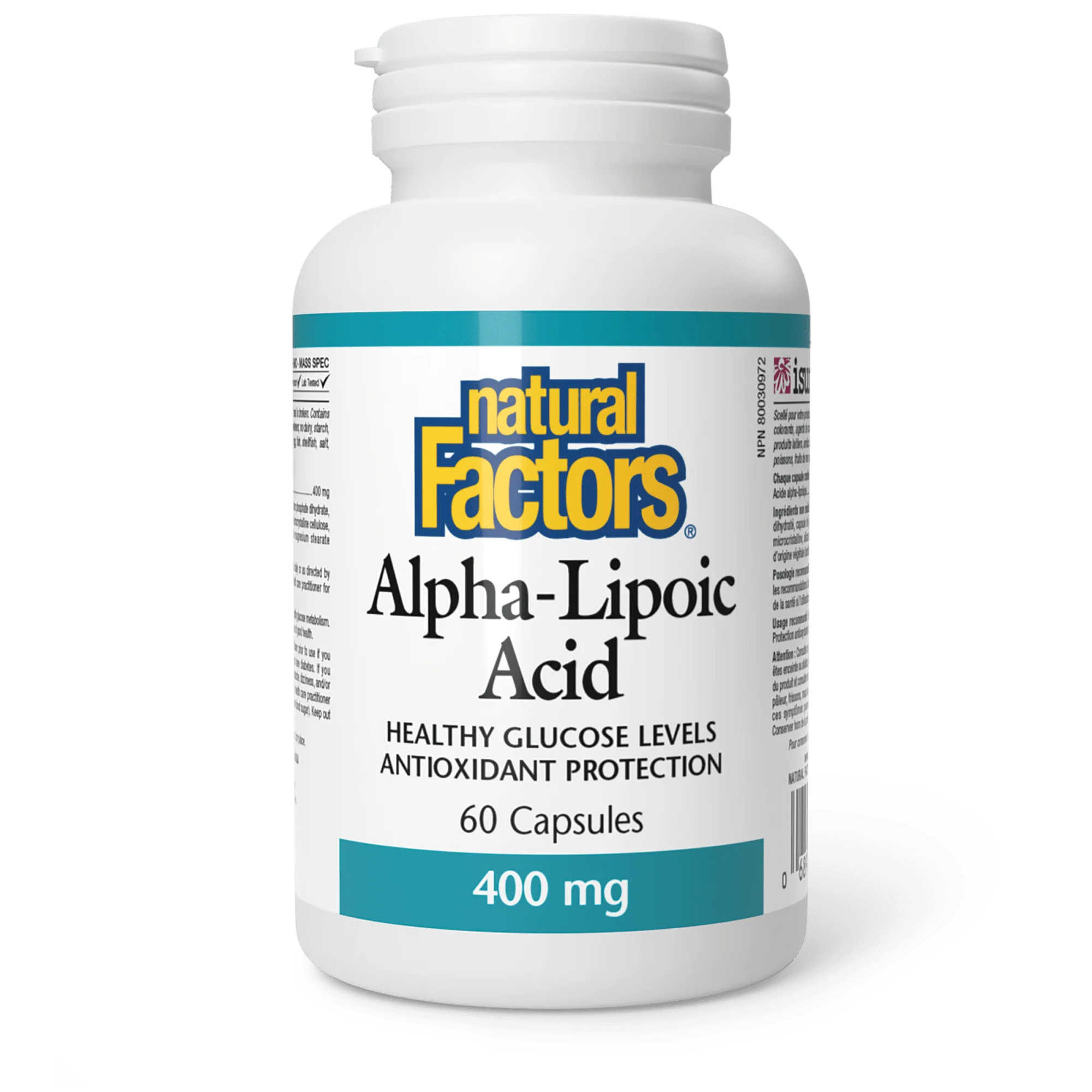 Natural Factors Alpha Lipoic Acid 400 Mg 60 Capsules