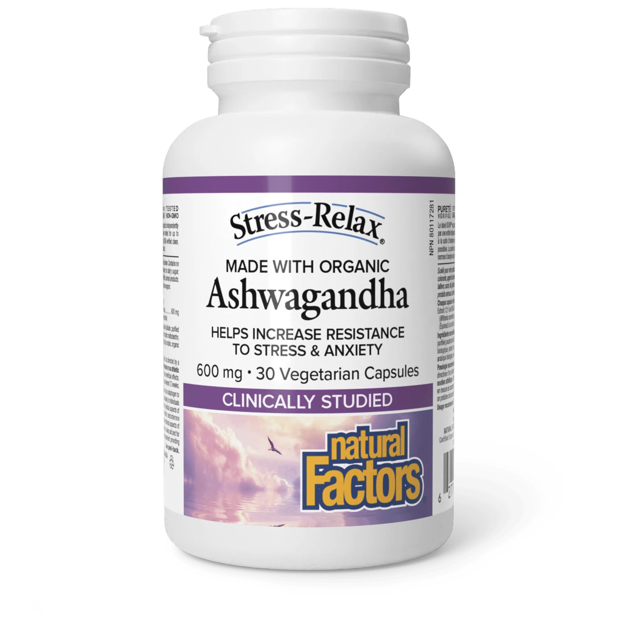 Natural Factors Ashwagandha 600 mg 30 Vegicaps