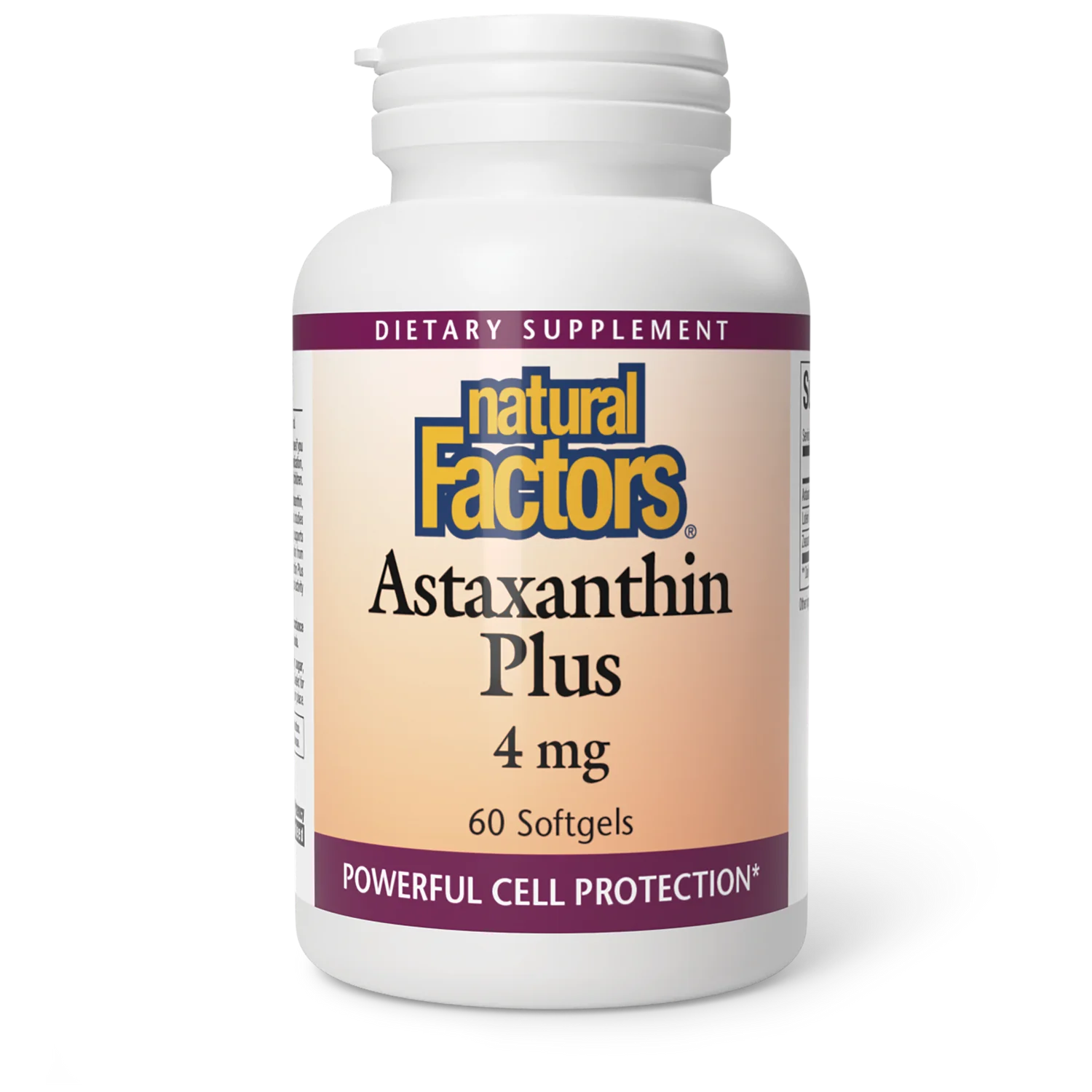 Natural Factors Astaxanthin Plus 4 mg 60 softgels