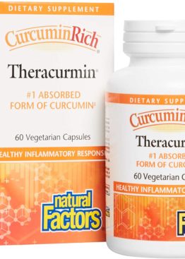 Natural Factors CurcuminRich Theracurmin Turmeric, 60 capsules