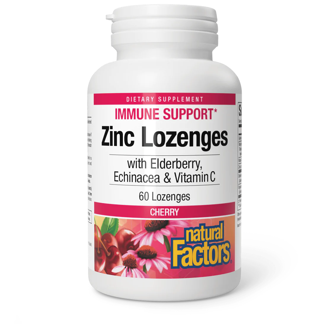 Natural Factors Echinamide Zinc Lozenges 60 Lozenges