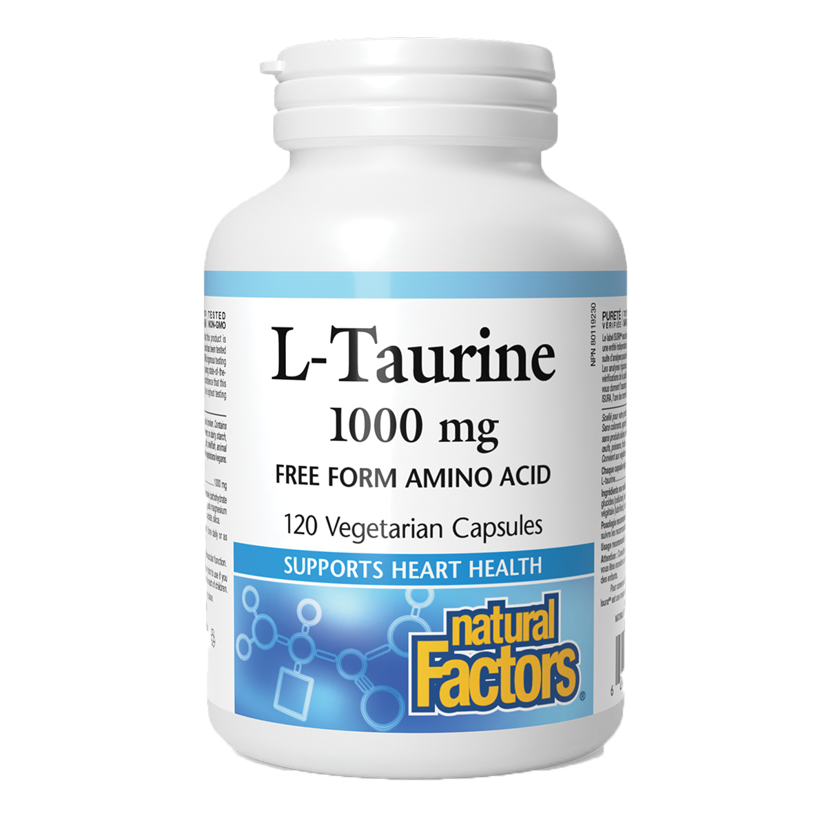 Natural Factors L-Taurine 1000mg 120 Capsules