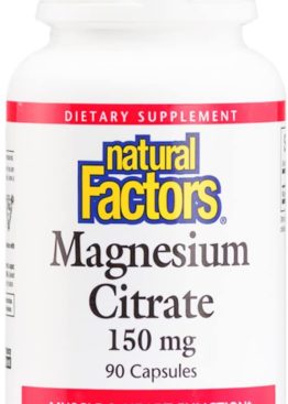 Natural Factors Magnesium Citrate 150 mg 90 capsules