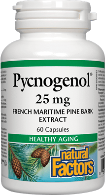 Natural Factors Pycnogenol 25 mg 60 Capsules
