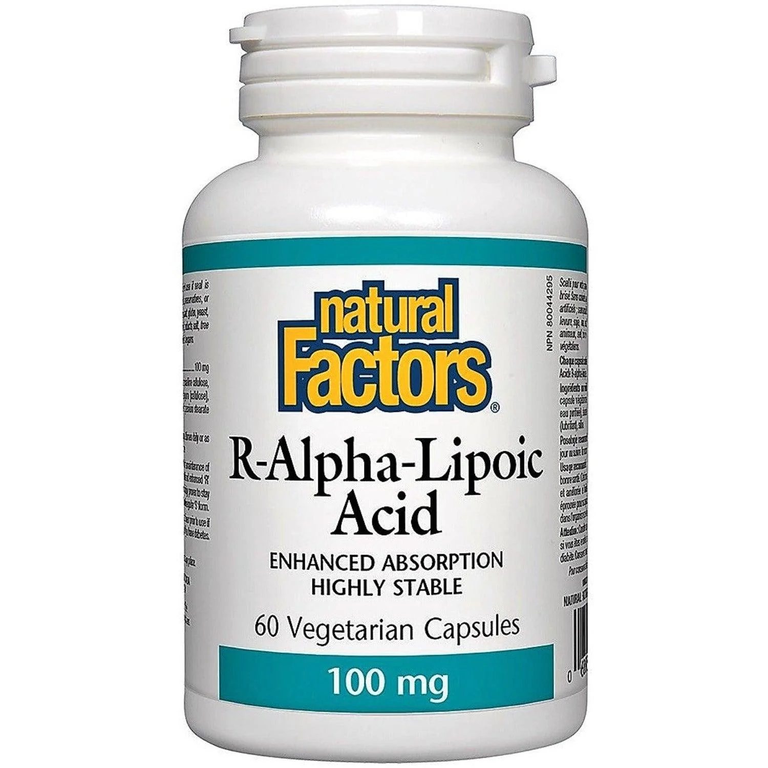 Natural Factors R-Alpha-Lipoic-Acid 100mg 60 capsules