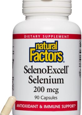 Natural Factors SelenoExcell Selenium 200 mcg 90 capsules
