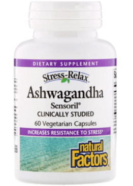 Natural Factors Stress-Relax Ashwagandha 60 Capsules