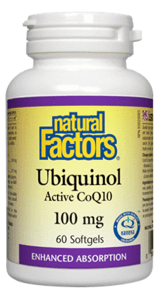 Natural Factors Ubiquinol Active CoQ10 100mg 60 caps