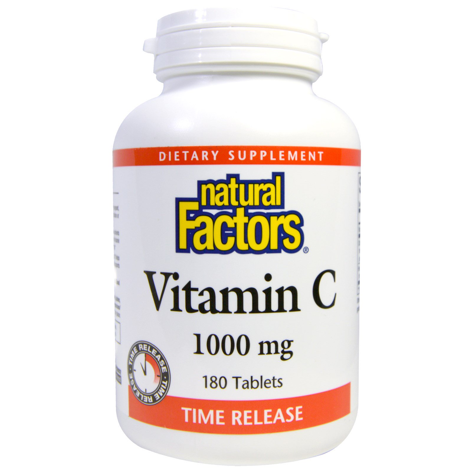 Natural Factors Vitamin C 1000 mg Time Release (180 Tablets)