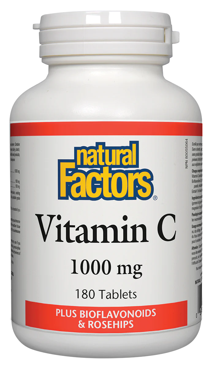 Natural Factors Vitamine C 1000mg 180 Tablets