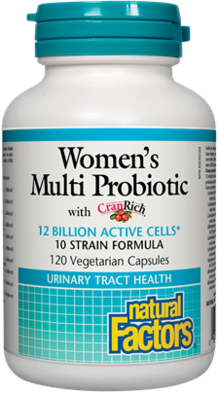 Natural Factors Women's Multi Probiotic, 120 Capsules 120 Capsules