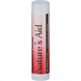 Nature's Aid True Natural Lip Balm Strawberry Vanilla 15g