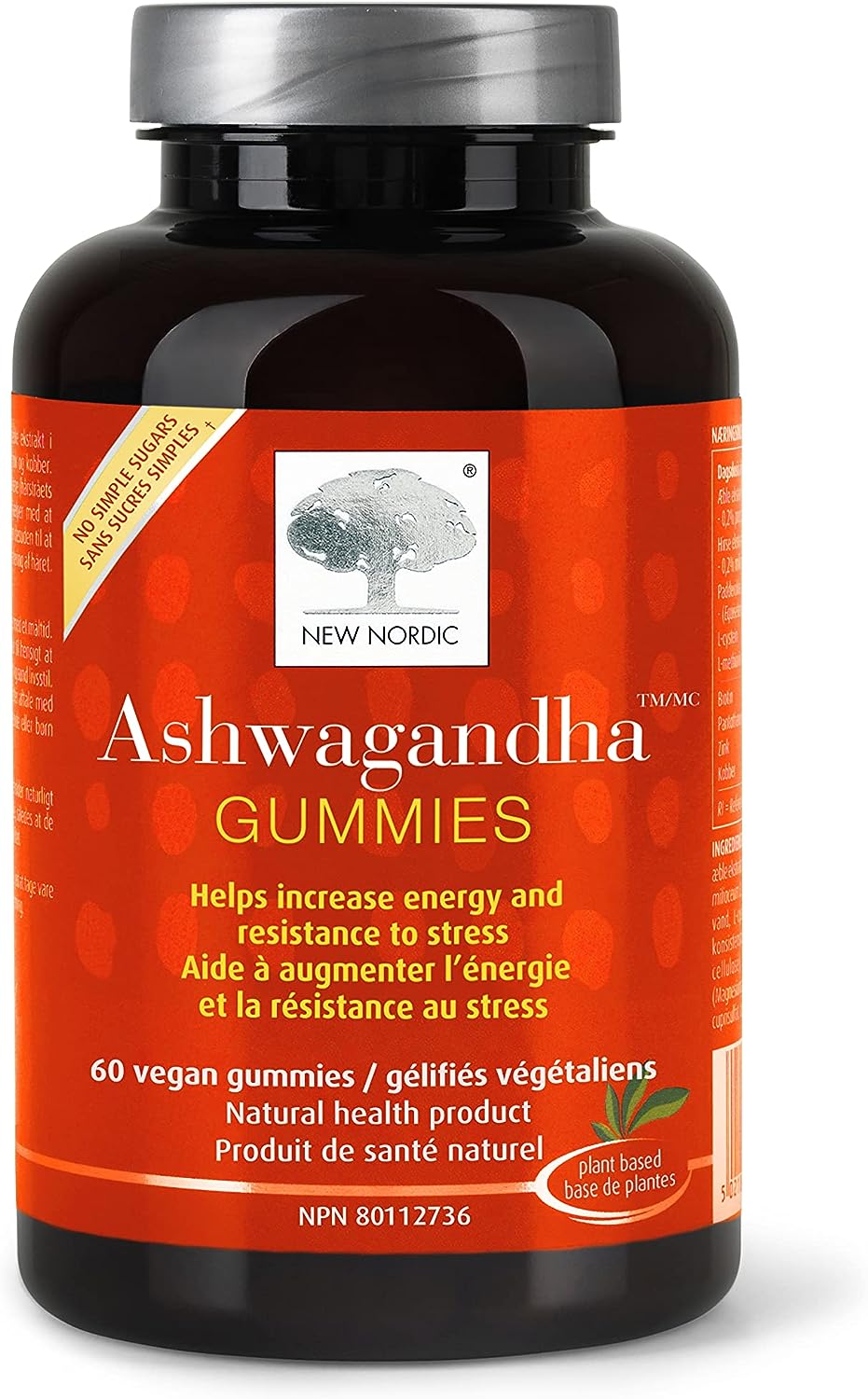 New Nordic Ashwagandha Gummies 60 vegan gummies