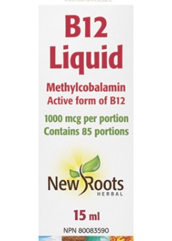 New Roots B12 LIQUID (METHYLCOBALAMIN) – 15ML