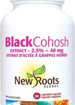 New Roots Black Cohosh 40 mg 60 Veg Capsules