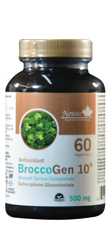 Newco BroccoGen 10 Sulforaphane Glucosinolate 500 mg 60 Capsules