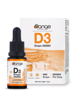 Orange Naturals Vitamin D3 Drops 2500IU 15 ml