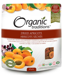 Organic Traditions Apricots, Dried 227 g