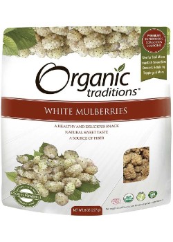 Organic TraditionsWHITE MULBERRIES (ORGANIC) - 227G