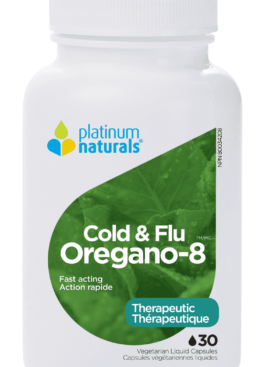 Platinum Naturals Cold & Flu Oregano-8 | Optimum Health Vitamins, Canada 30