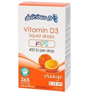 Platinum Naturals Delicious D Vitamin D3 Kids Orange 15 ml