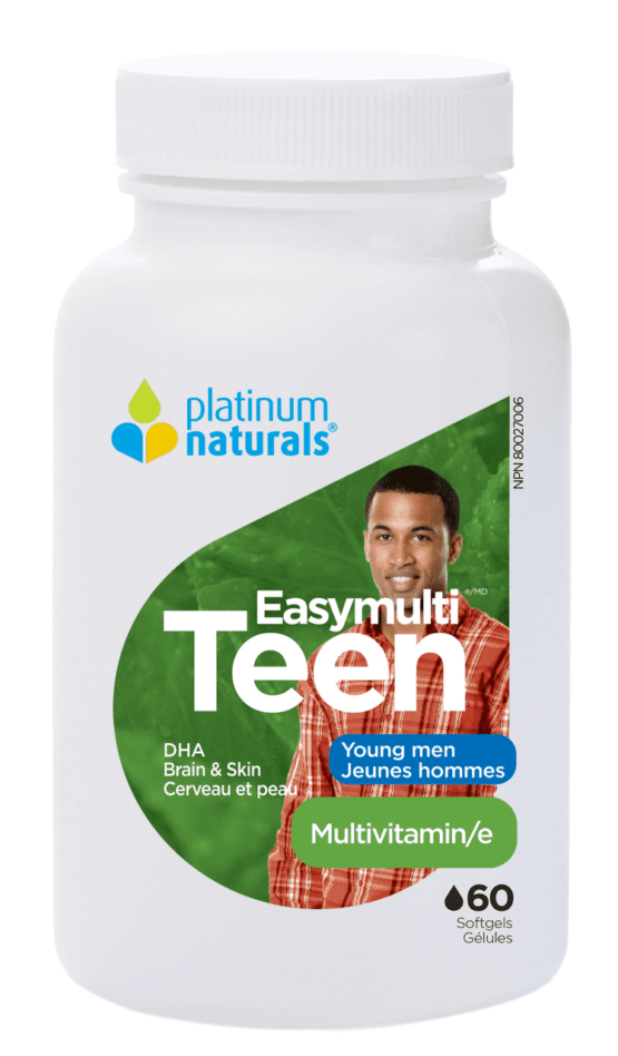 PLATINUM Easy Multi Teen Young Men (60 Softgels)
