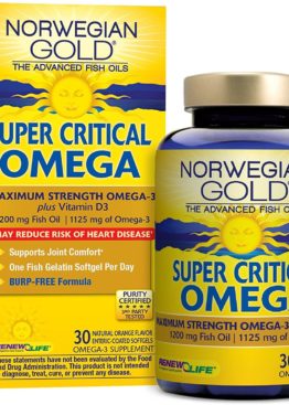 Renew Life Norwegian Gold Super Critical Omega, 30 softgels