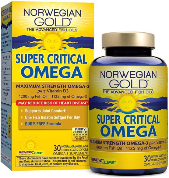 Renew Life Norwegian Gold Super Critical Omega, 30 softgels