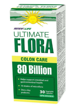 Renew Life Ultimate Flora Colon Care 80 Billion