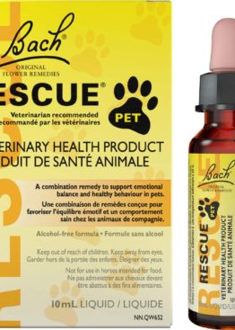 Rescue Remedy Pet Dropper Natural Homeopathic Stress Relief Drops for Pets 10 ml