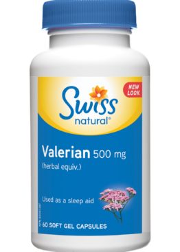Swiss Natural Valerian 500 mg 60 softgels