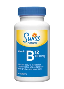 Swiss Naturals Vitamin B12 1000mcg 90 caps