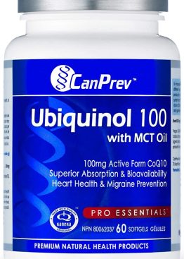Ubiquinol 100 With MCT Oil By CanPrev 60 tablets