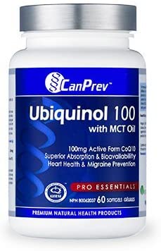 Ubiquinol 100 With MCT Oil By CanPrev