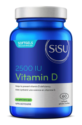 Sisu Vitamin D 2500 IU Softgels 100 softgels